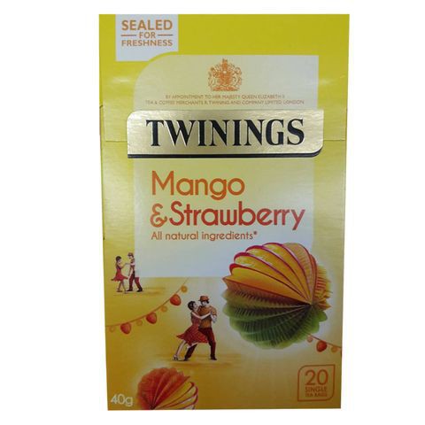 Twinings Mango &amp; Strawberry Tea 20 Tea B  Twinings Mango &amp; Strawberry Tea 20 Tea B