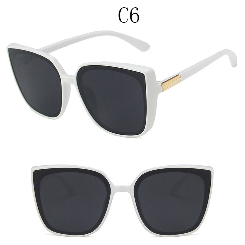 2021 New Fashion Square Sunglasses European and American Style Sunglasses, Personality Korean Version of The Net Red Glasses Cat Eye Sunglasses Trend #4