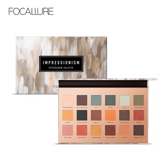 FOCALLURE แป้งแต่งหน้า 18 สี Matte Eye Shadow Eyes Makeup