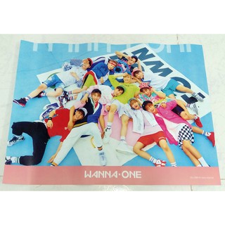 โปสเตอร์ แท้ อัลบั้ม Wanna One 1x1=1 TO BE ONE เวอร์ชั่น Pink