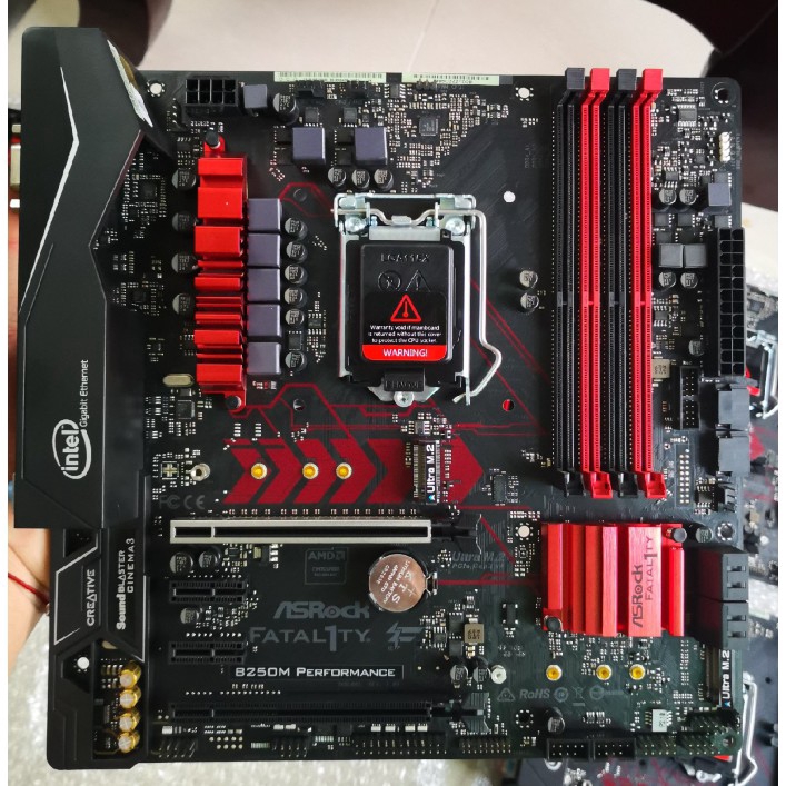 Asrock B250M Performance 1151pin b250m เมนบอร์ด DDR4 64GB USB3.0 SATA3 ใช้ B250 เมนบอร์ด