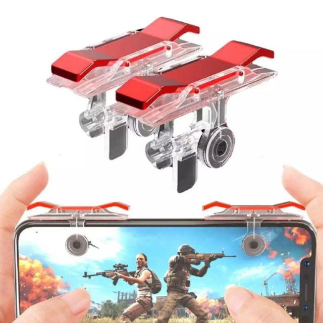 Mobile Joystick E9 1คู่ (ของแท้ 100%) ตัวช่วยยิงเกมแนว PUBG / Free Fire / Rules of Survival จอยเกมส์มือถือ ฟีฟาย