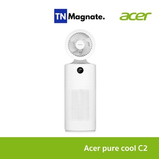 [เครื่องฟอกอากาศ] Acer pure C2 50W 2 in 1 Air Circulator and Purifier White ATH