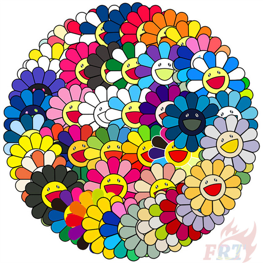 ❉ Murakami Takashi：Fashion B.L. Sunflower - Series 03 สติ๊กเกอร์ ❉ 50Pcs/Set DIY Luggage Laptop Skat