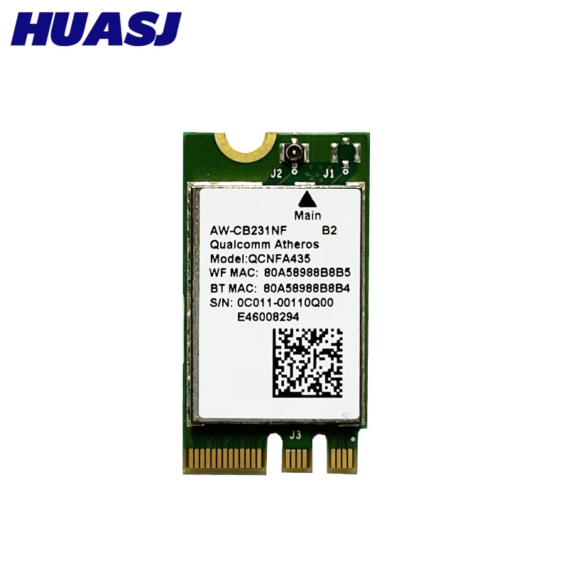 QCA9377 QCNFA435 AW-CB231NF Dual-Band AC433M การ์ดเครือข่ายไร้สาย + 4.0 บลูทูธ Mlb8 การ์ด + 4.0