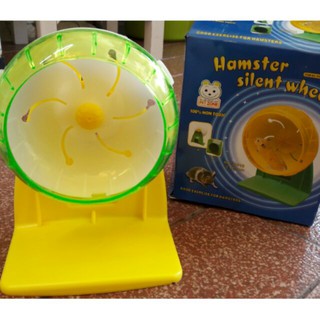 ลู่วิ่ง หนูแฮมสเตอร์ 12CM. Hamster silent wheel