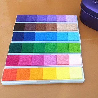 NEW❀JEA❀Gradient Colorful Inkpad Home Seal Ink Pad DIY Art Scrapbooking Decor