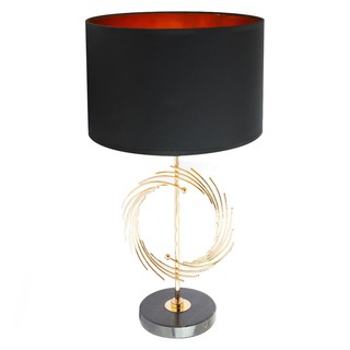 โคมไฟตั้งโต๊ะ ไฟตั้งโต๊ะ CARINI CLASSIC MT5030 สีดำ/ทอง โคมไฟ โคมไฟ หลอดไฟ TABLE LAMP CARINI MT5030 CLASSIC BLACK/GOLD