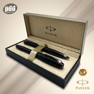 PARKER เซ็ต2ด้าม  ปากกาป๊ากเกอร์ เออร์เบิน โรลเลอร์บอล + ลูกลื่น สีดำด้าน