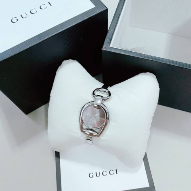 นาฬิกาข้อมือ Gucci YA139501 Women's Horsebit Brown Quartz Watch