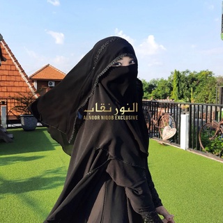 Niqab ATIKA Veil Yemen alnoor niqob butterfly nikop ผ้าคลุมหน้า ราคาถูก ลูกไม้