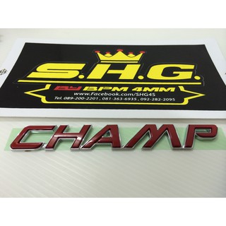 ตัวหนังสือ CHAMP Vigo Champ ปี 2011-2014 แท้ศูนย์