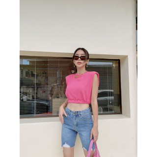 เสื้อครอป Cathy crop