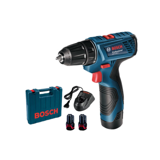 BOSCH GSR120-LI สว่านไขควงไฟฟ้าไร้สาย 12V 2x1.5Ah #06019G80K0 | MODERNTOOLS OFFICIAL