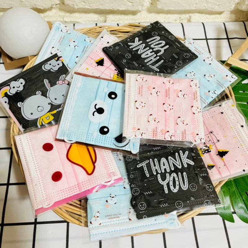 《พร้อมส่ง》 แมสของแถม ของแถมลูกค้า แมส แมสหนา3ชั้น