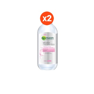 [ซื้อ 2 ชิ้น ราคาพิเศษ] GARNIER การ์นิเย่ ไมเซล่า คลีนซิ่ง วอเตอร์ชมพู 400 มล.