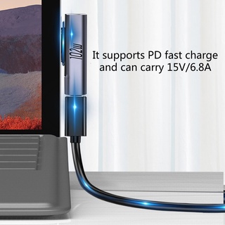 R* อะแดปเตอร์เชื่อมต่อชาร์จเร็ว 102W USB-C Type C ตัวเมีย PD สําหรับ Surface Pro 3 4 5