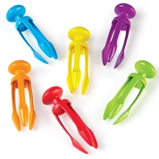 Learning Resources - Tri-Grip Tongs พัฒนากล้ามเนื้อมัดเล็กที่ใช้จับดินสอด้วยตัวคีบ 3 ขา (มีแบ่งขาย)