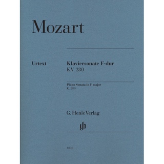 MOZART Piano Sonata F major K. 280 (189e) (HN1040)