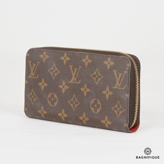 LOUIS VUITTON ZIPPY MONOGRAM ORANGE INSIDE MICRO