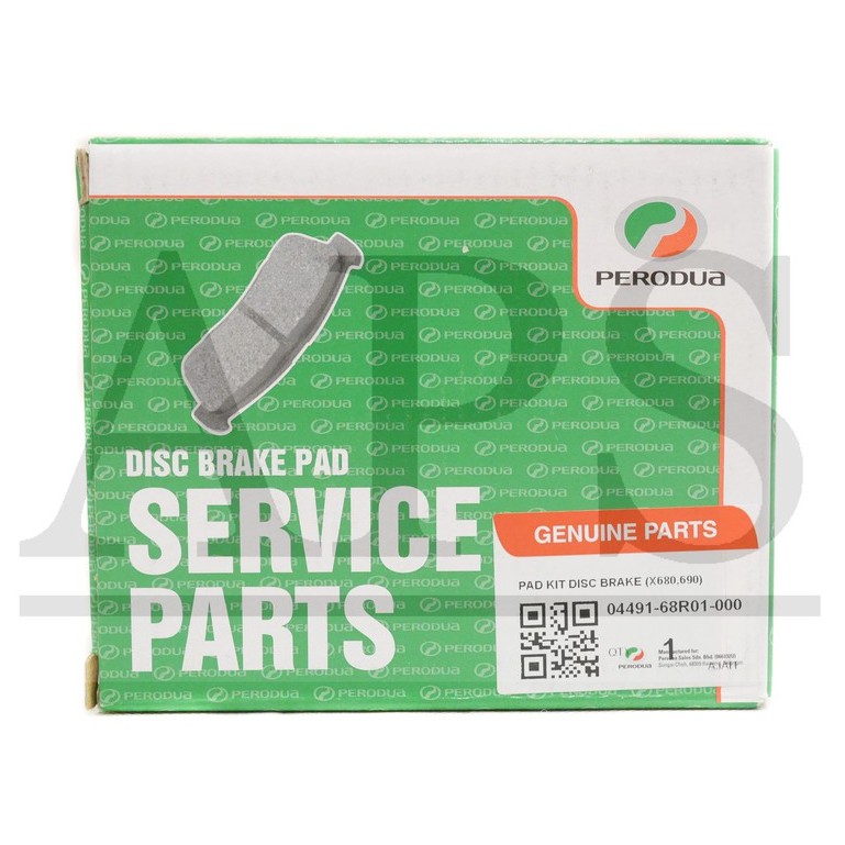 PERODUA KENARI / KELISA ผ้าเบรคหน้า (PD 04491-68R01)