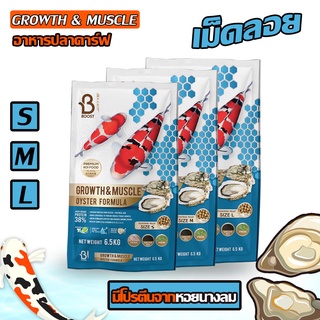 Boost Koi Growth &amp; Muscle Oyster Formula 6.5kg - บูทส์อาหารปลาคาร์ฟสูตรเร่งโต เร่งล่ำด้วยโปรตีนจากหอยนางรม