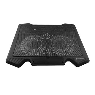 Nubwo พัดลมโน๊ตบุ๊ค NF-214 NF-233 NF-235 CP6 พัดลมรองโน๊ตบุ๊ค Cooler pad พัดลมระบายความร้อนโน๊ตบุ๊ค 2 พัดลม ประกัน 1 ปี