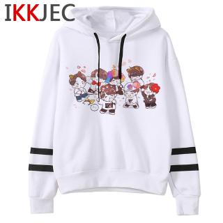 bts 2019 stripe เสื้อฮู้ด Stitching stripe เสื้อฮู้ด men kpop Tracksuit male เสื้อกันหนาว Hoody me