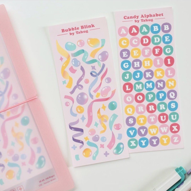Bubble Blink & Candy Alphabet (เนื้อด้าน)