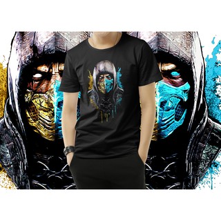 เสื้อยืด mortal kombat สีดำ