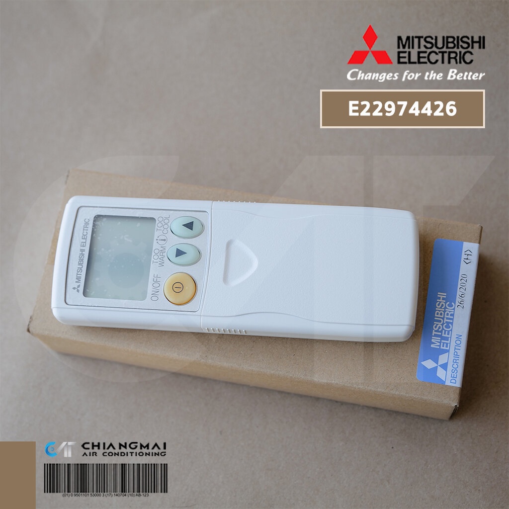 E22974426 (ให้ใช้ E22C92426 แทน) รีโมทแอร์ Mitsubishi Electric รีโมทแอร์มิตซูบิชิ (KM05F) รีโมทแอร์ 