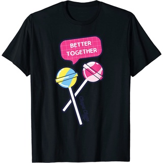 เสื้อยืดผ้าฝ้ายพรีเมี่ยม เสื้อยืด พิมพ์ลาย Chupa CUPS BETTER TOGETHER สําหรับผู้ใหญ่