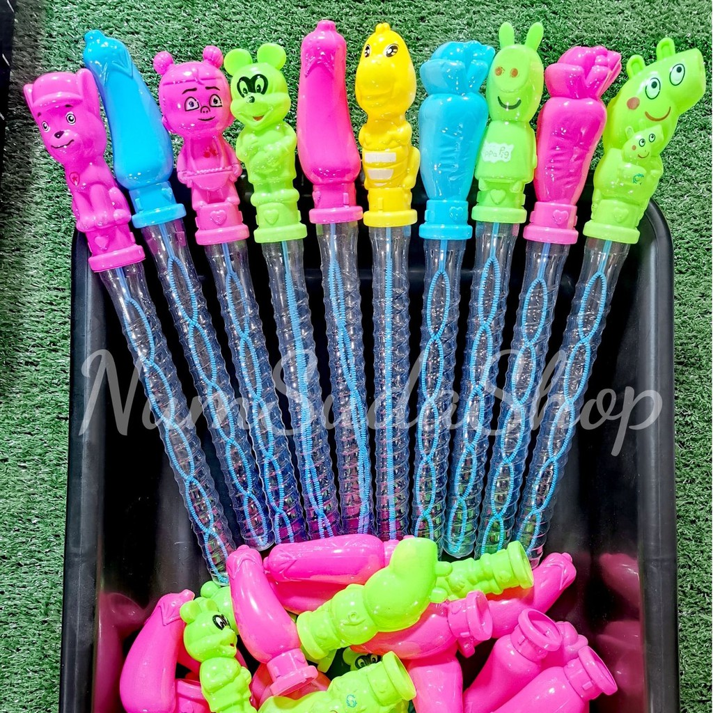 ที่เป่าฟองสบู่ เป่าฟองยักษ์ ของเล่นสำหรับเด็กๆของเล่นเด็ก ขนาด 28cm ขนาด 38cm พร้อมน้ำยาเข้มข้นแยก(อ่านข้อมูลก่อนซื้อ)