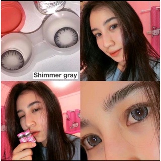 บิ๊กอายคอนแทคเลนส์ shimmer ตาโต ไม่มีค่าสายตา