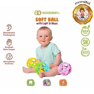 Goodway soft activity ball บอลยางเขย่ามีเสียง สีสันสดใส✨👍🏻