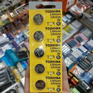 ถ่านรีโมท Toshiba CR1616 Lithium 3V ของใหม่ ของแท้