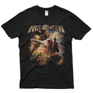 พร้อมส่ง เสื้อยืดลําลอง ผ้าฝ้าย 100% แขนสั้น พิมพ์ลาย Helloween Skyfall สีดํา พลัสไซซ์ XS-XXXL ของขวัญวันเกิด สําหรับผู้