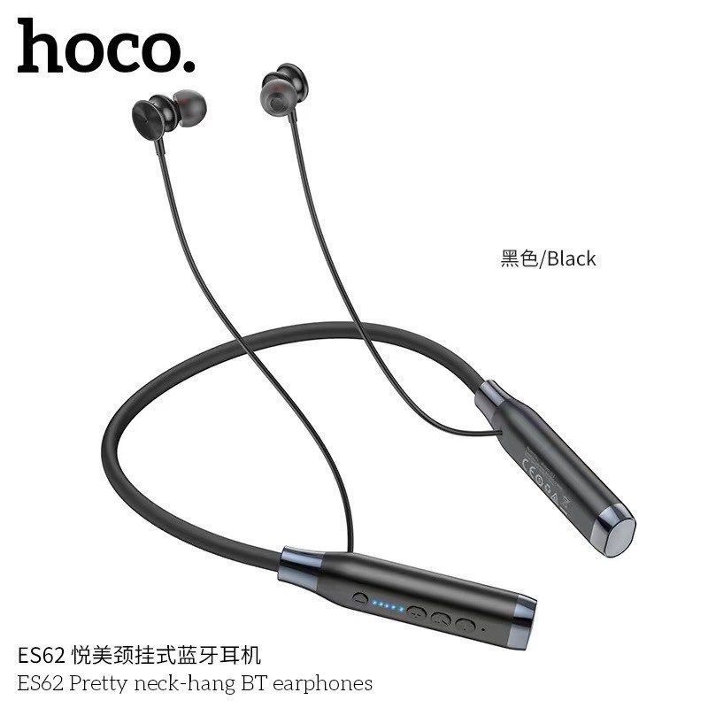 Hoco ES62 Wireless Earphones หูฟังไร้สาย หูฟังบลูทูธสำหรับออกกำลังกาย เสียบเมมได้