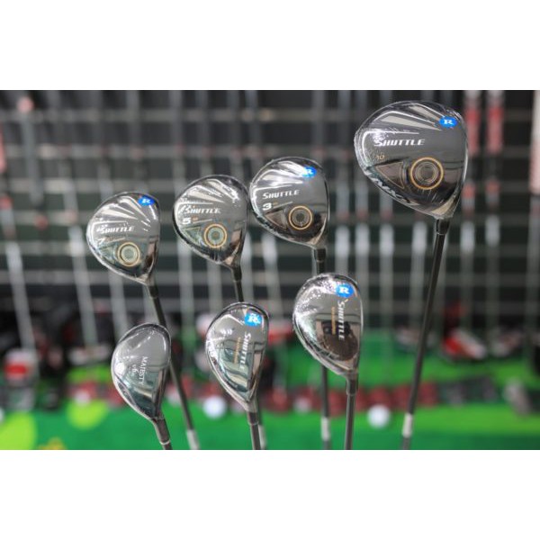 Maruman Shuttle NX-1 Driver 10,Fw3,5,7,U4,U5,U6 Impact Fit MV504 Flex R 7 ชิ้น ของใหม่