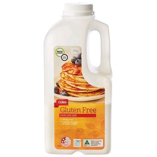 แป้งแพนเค้กสำเร็จรูป แป้งแพนเค้กไร้กลูเตนColes Pancake Mixed Gluten Free 375g