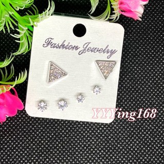 YYYing168| ต่างหู set 3 คู่ Cute earrings everyday look