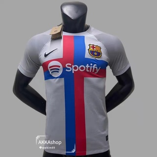 FCB Jersey Third 3rd 22/23เสื้อฟุตบอลชายเกรด: AAA ขนาด S-XXL FCB เสื้อฟุตบอล