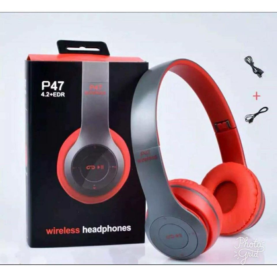 (ใส่โค้ด JULY520A ลดเพิ่ม 15%)หูฟังไร้สาย P47 wilreless