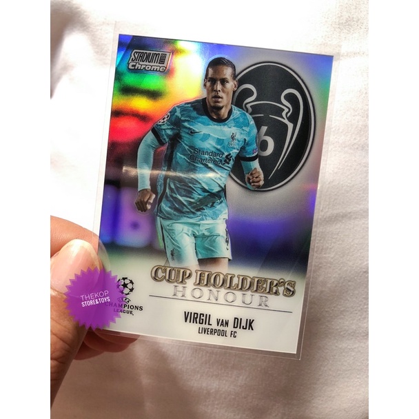 Liverpool การ์ด Virgil Van Dijk.(เวอร์จิล ฟาน ไดจ์)