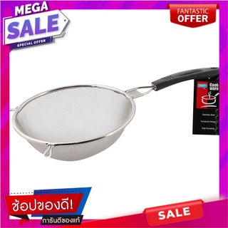 สมาร์ทเตอร์กระชอนสเตนเลสขนาด 18ซม. Smarter stainless steel strainer 18 cm.