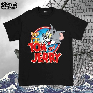 เสื้ เสื้อยืด พิมพ์ลายการ์ตูน TOM AND JERRY TOM AND JERRY VINTAGE 001S-5XL