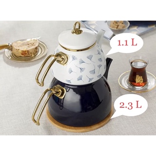 กาต้มชา 2 ชั้น จากตุรกี ENAMEL LUXURY TEAPOT SET