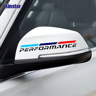 《READY STOCK》2pcs M Power Performance car rearview mirror sticker for bmw E38 E39 E46 E60 E61 E64 E70 E71 E85 E87 E90 E83 F10 F20 F21 F30 F35