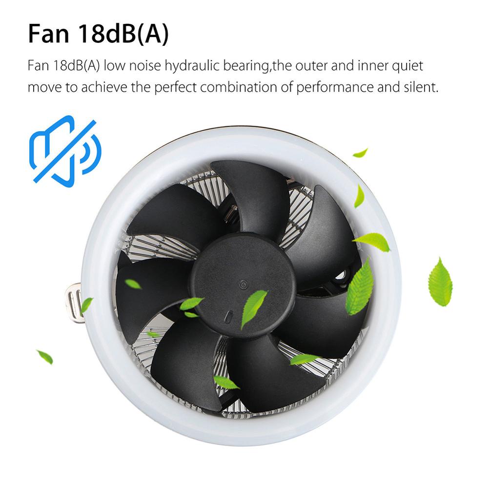 Heatsink CPU Cooler Cooling Radiator Fan for Intel LGA 1150 1155 1156 ...