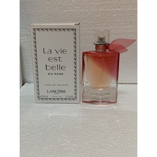 Lancôme la vie est belle en rose l’eau de toilette 50ml กล่องเทสเตอร์